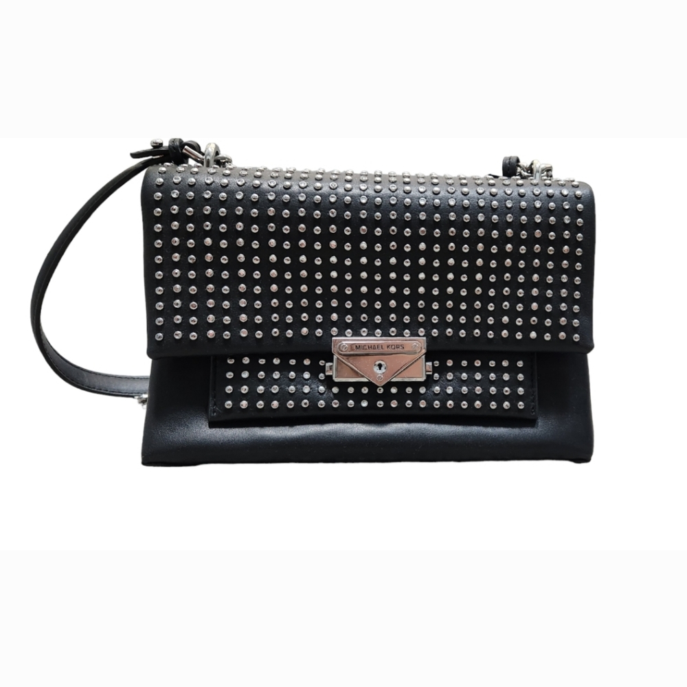 Michael Michael Kors Cece Convertible Chain Shoulder Bag Black